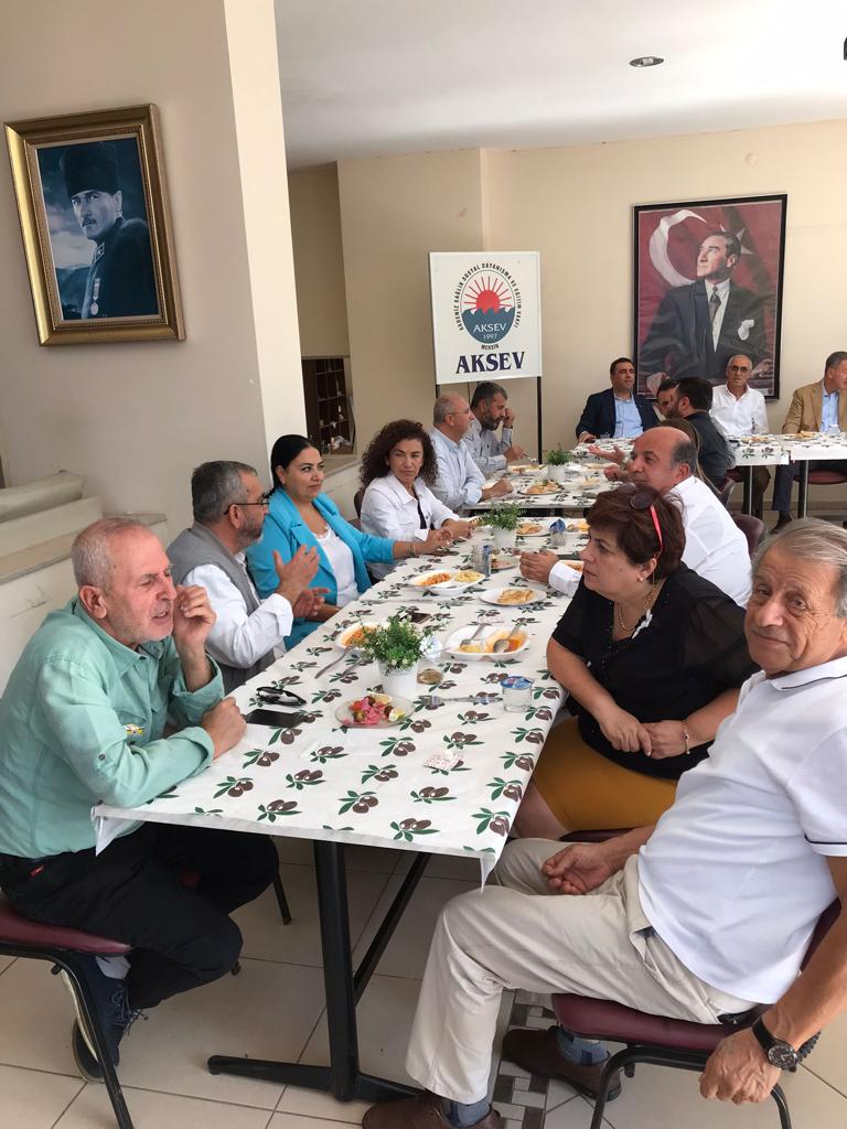 Avukatlarla tanışma etkinliğinden görüntüler